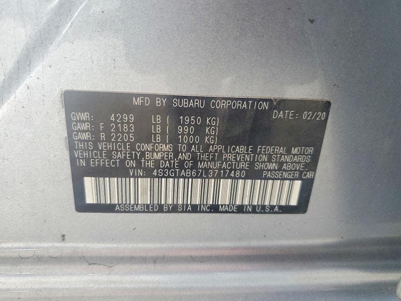 2020 SUBARU IMPREZA 13