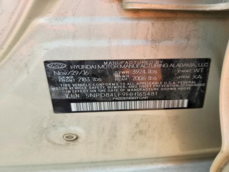 2017 HYUNDAI ELANTRA VALUE EDITION 12