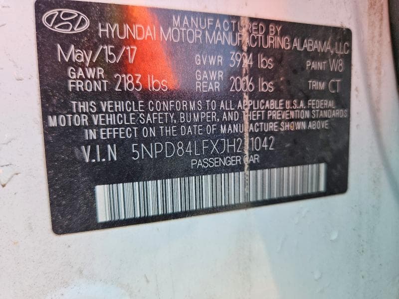 2018 HYUNDAI ELANTRA SEL 13