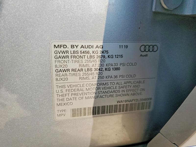 2020 AUDI Q5 PREMIUM PLUS 13