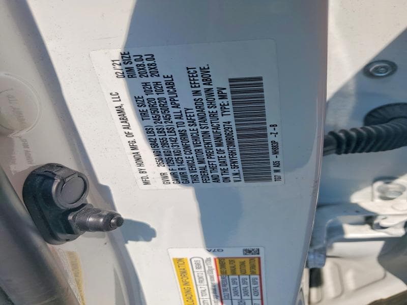 2021 HONDA PILOT BLACK 13