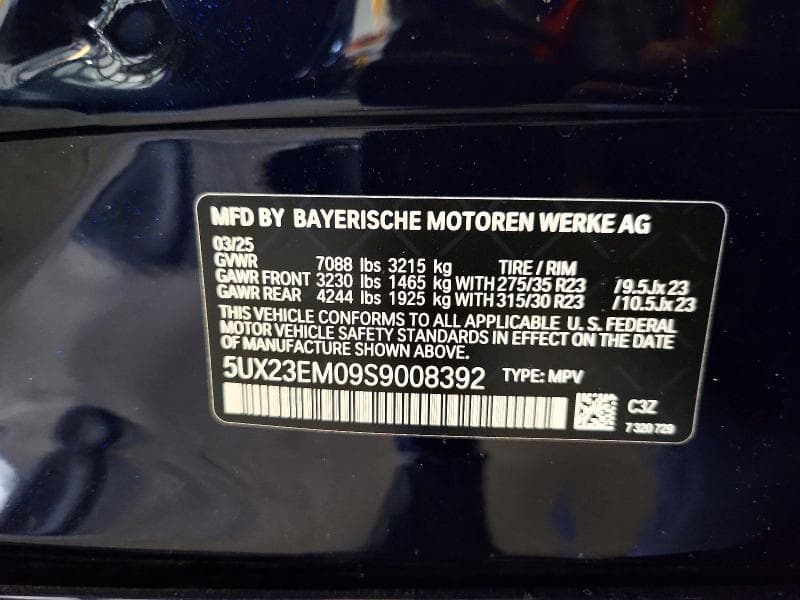 2025 BMW X7 XDRIVE40I 13