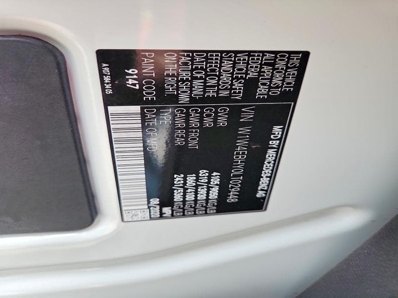 2020 MERCEDES-BENZ SPRINTER 2500 DELIVERY VAN 14