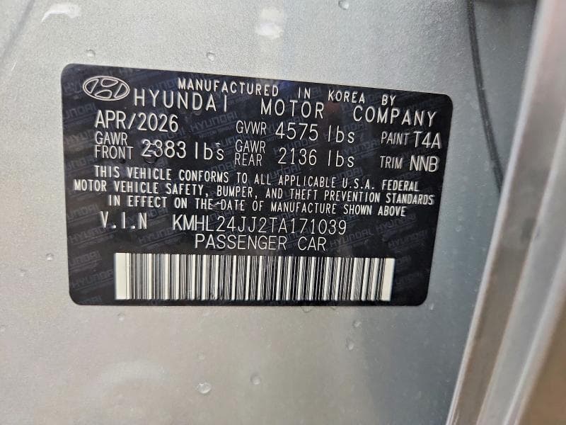 2026 HYUNDAI SONATA HYBRID BLUE 12