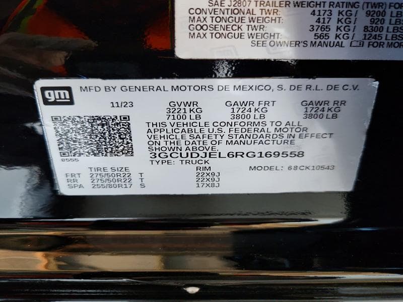 2024 CHEVROLET SILVERADO K1500 HIGH COUNTRY 12