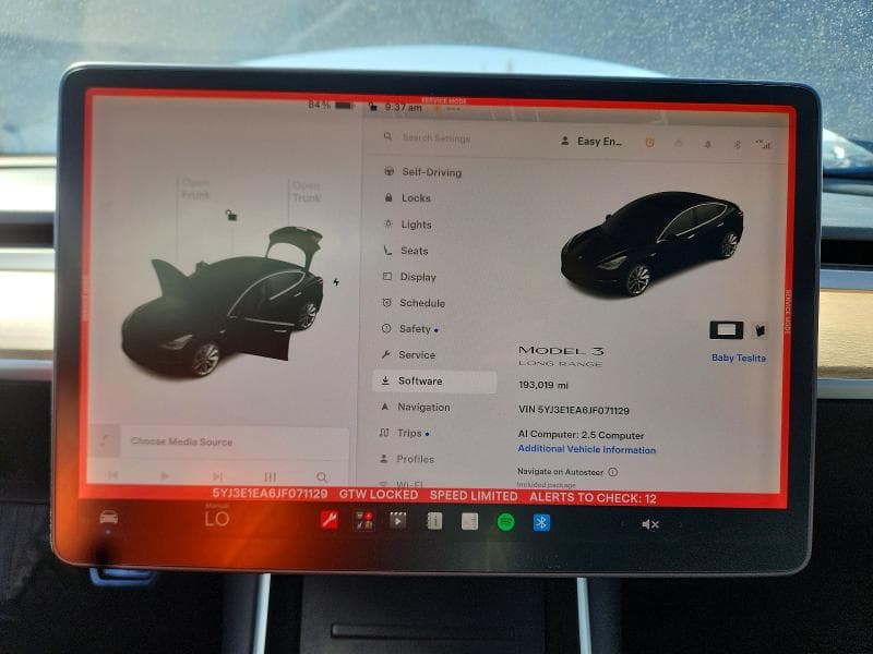 2018 TESLA MODEL 3 9
