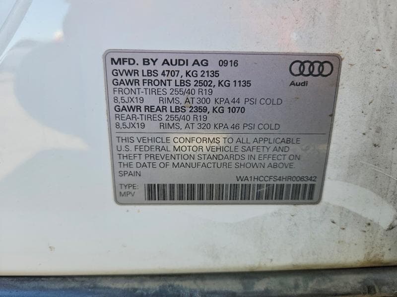 2017 AUDI Q3 PREMIUM PLUS 12