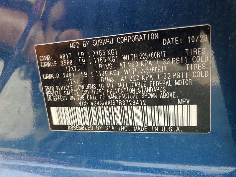 2024 SUBARU CROSSTREK WILDERNESS 12