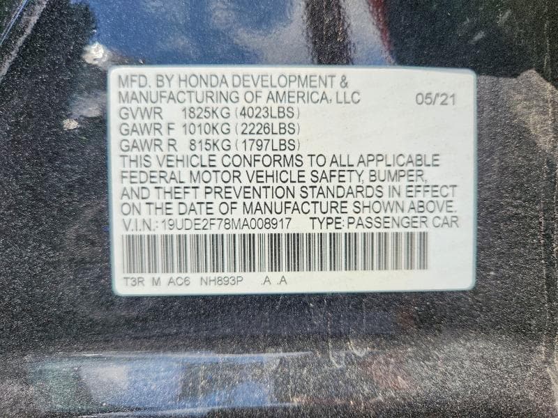 2021 ACURA ILX PREMIUM 14