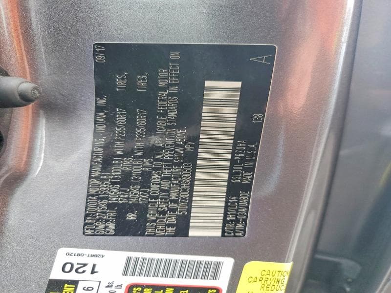 2017 TOYOTA SIENNA XLE PREMIUM 8-PASSENGER 13