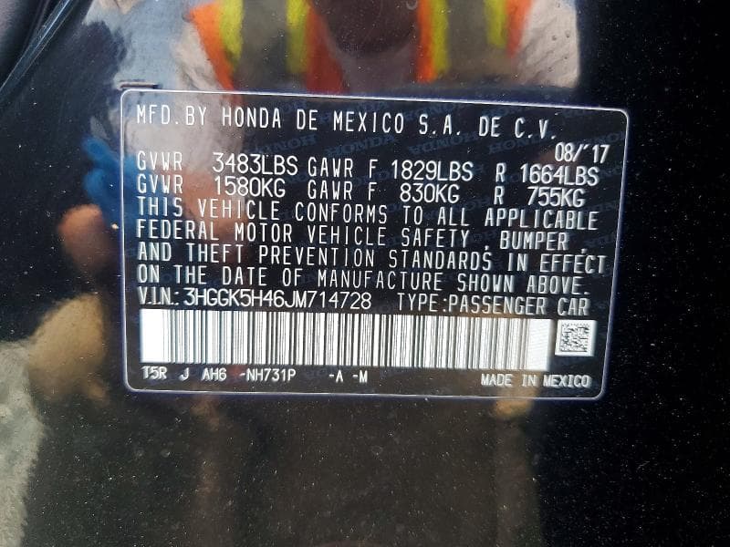 2018 HONDA FIT LX 13