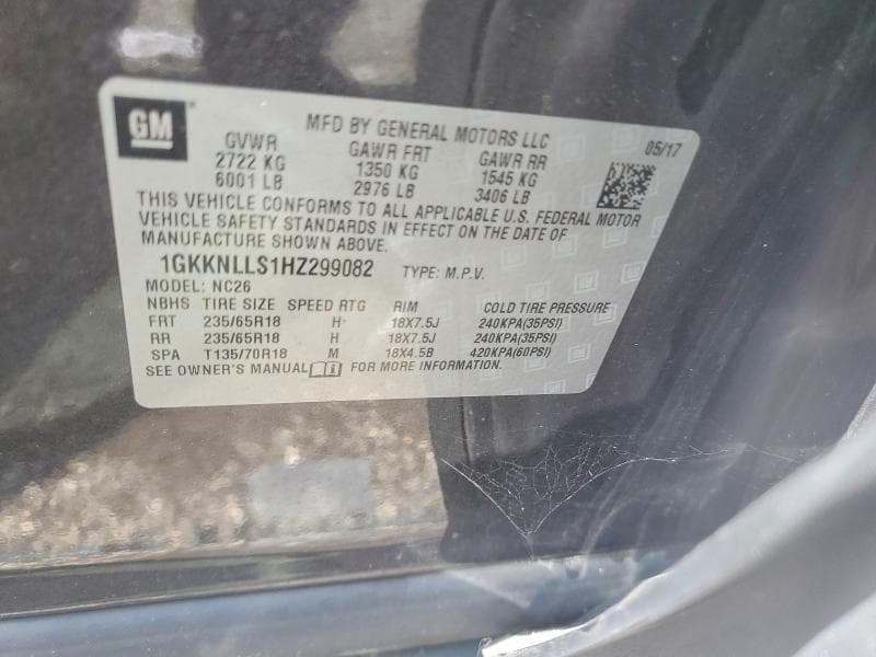 2017 GMC ACADIA 12