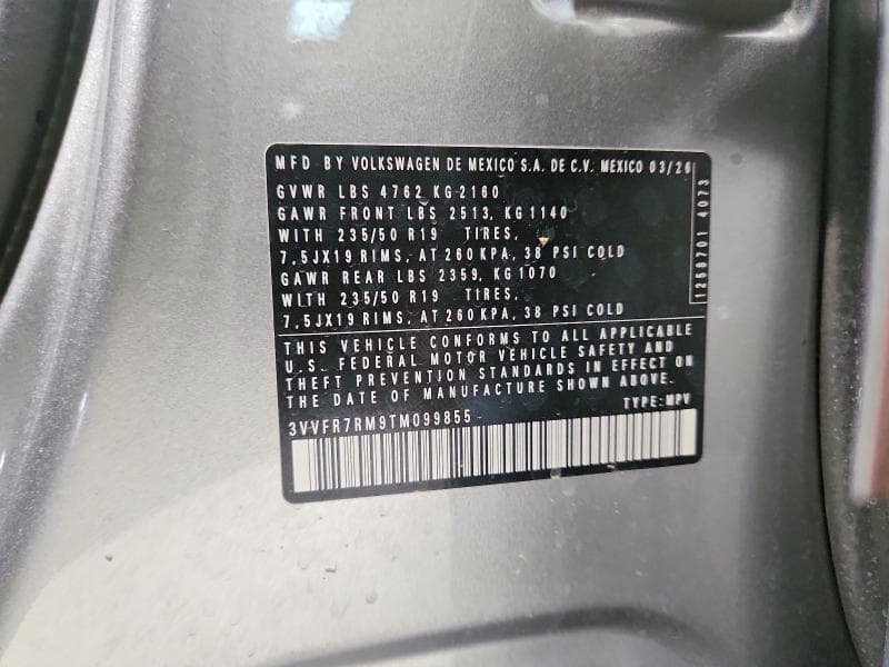 2026 VOLKSWAGEN TIGUAN SE 13