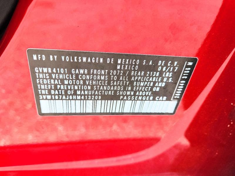 2017 VOLKSWAGEN JETTA S 12