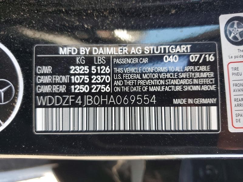 2017 MERCEDES-BENZ E 300 12