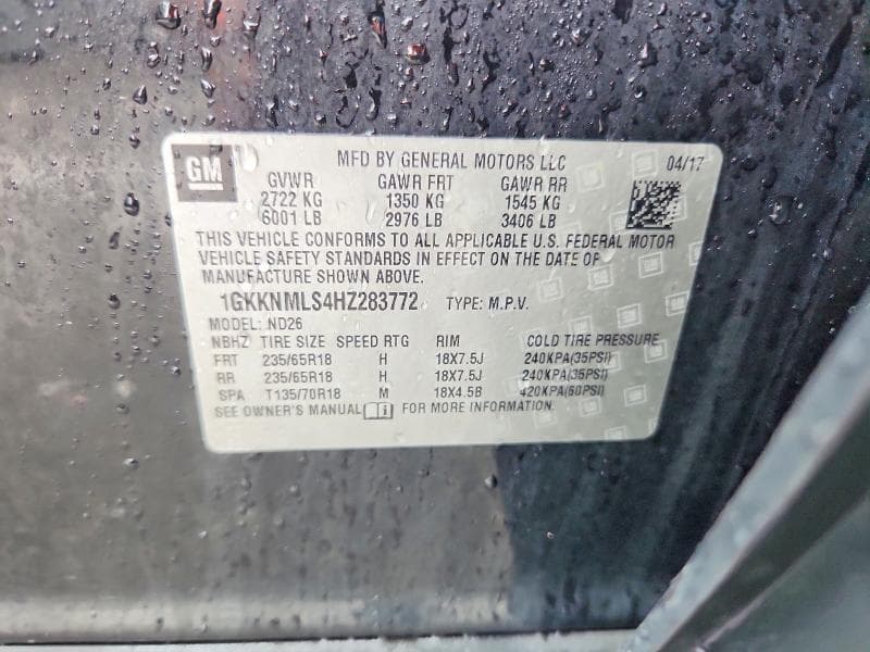 2017 GMC ACADIA SLT-1 13
