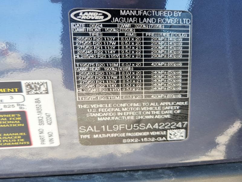 2025 LAND ROVER RANGE ROVER SPORT DYNAMIC SE 14