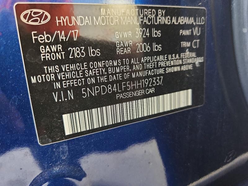 2017 HYUNDAI ELANTRA VALUE EDITION 12