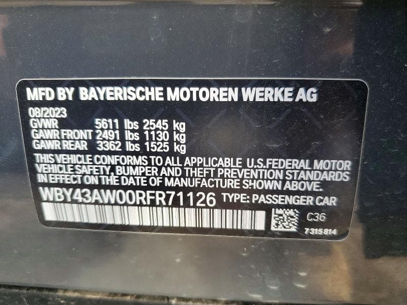 2024 BMW I4 EDRIVE 35 13