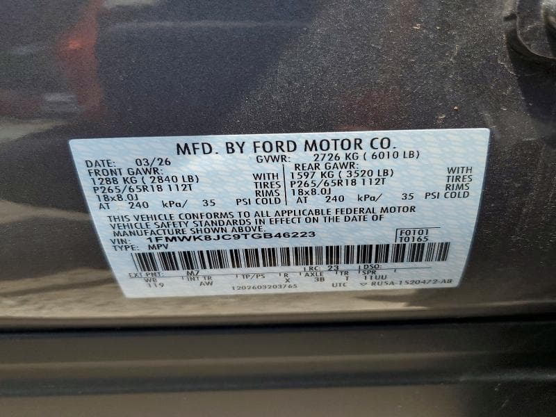 2026 FORD EXPLORER TREMOR 13