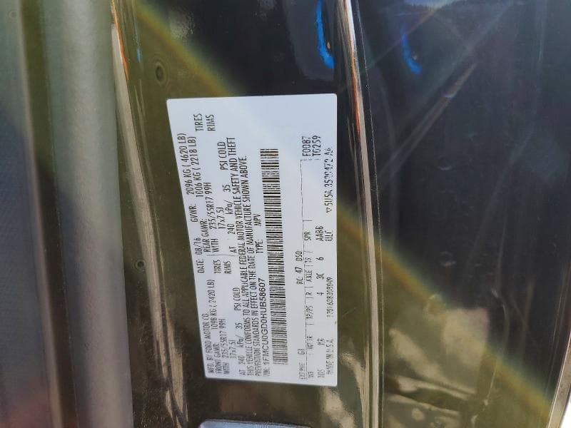 2017 FORD ESCAPE SE 13