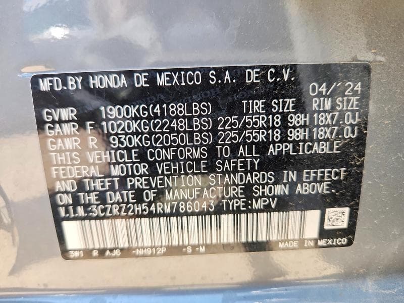 2024 HONDA HR-V SPORT 14