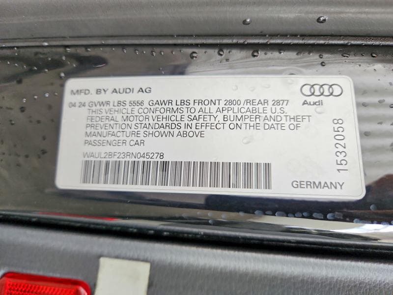 2024 AUDI A6 PREMIUM PLUS 12