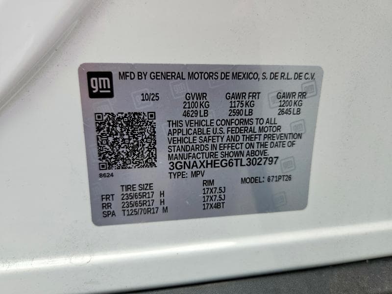 2026 CHEVROLET EQUINOX LT 13