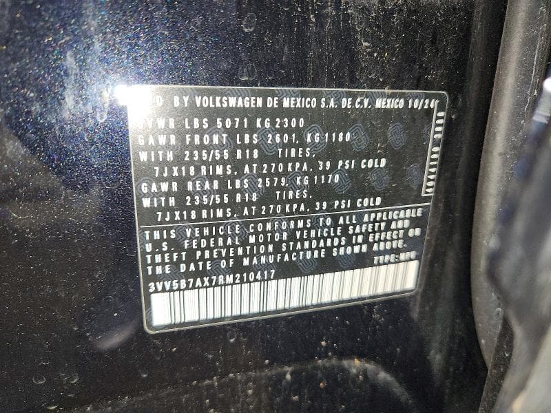 2024 VOLKSWAGEN TIGUAN WOLFSBURG 13