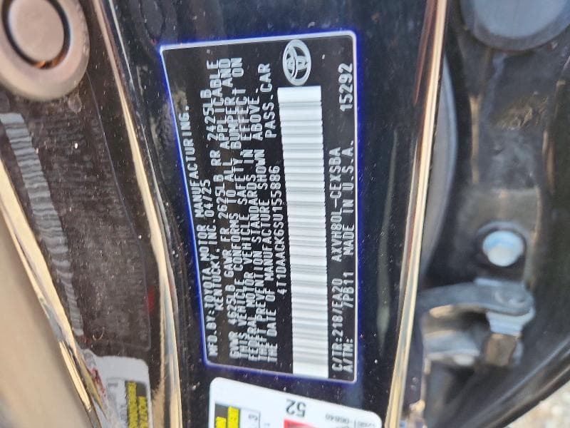 2025 TOYOTA CAMRY SE 12