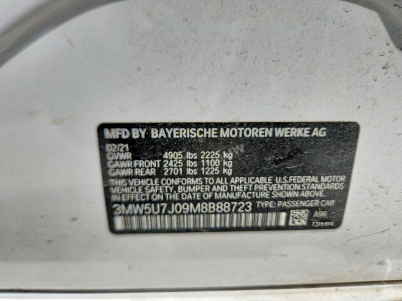 2021 BMW M340I 12