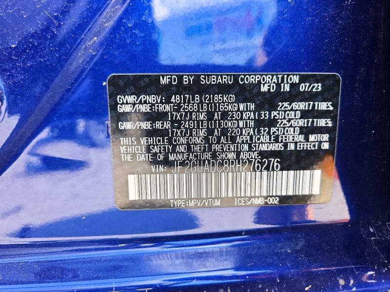 2024 SUBARU CROSSTREK PREMIUM 14