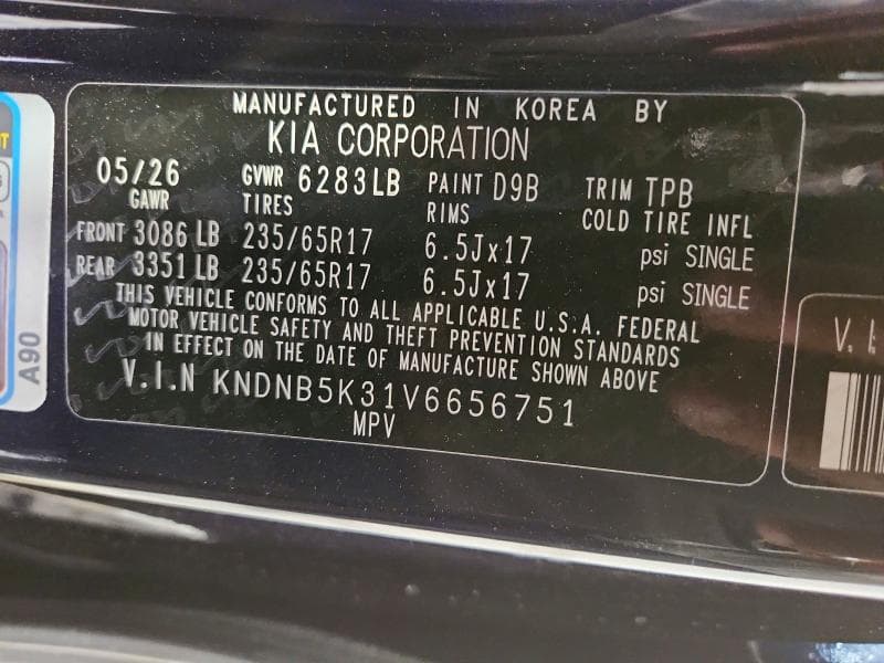 2027 KIA CARNIVAL LXS 14