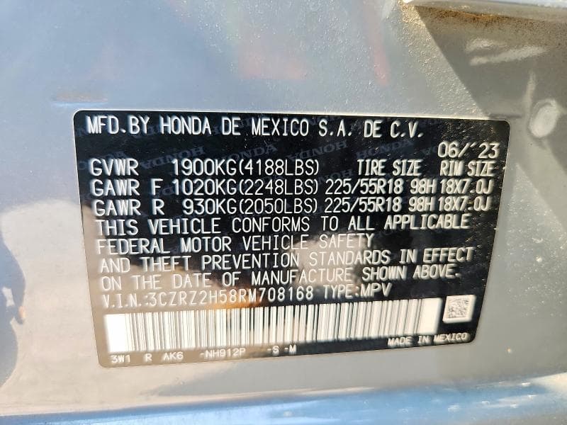 2024 HONDA HR-V SPORT 13