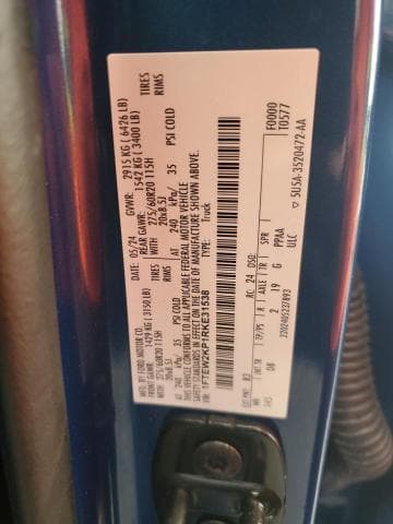 2024 FORD F150 STX 13
