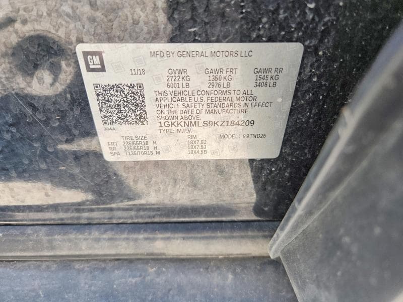 2019 GMC ACADIA SLT-1 13