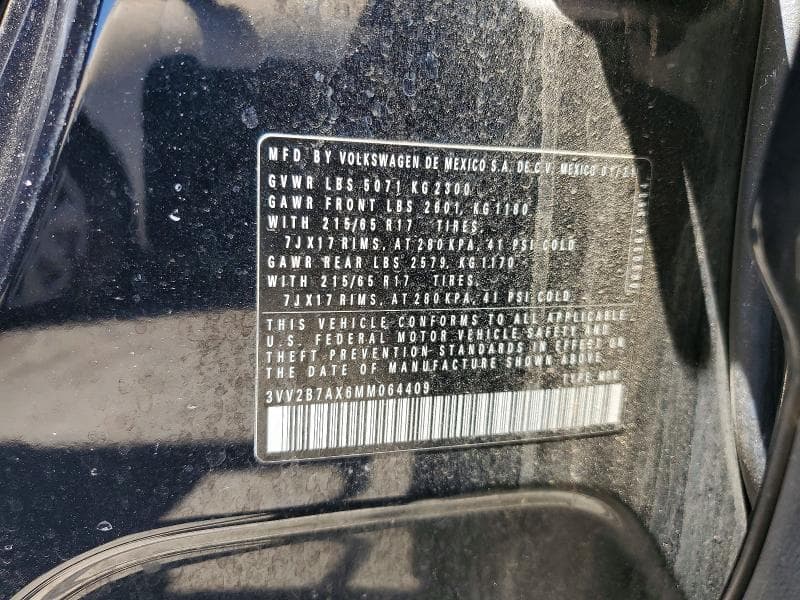 2021 VOLKSWAGEN TIGUAN SE 13
