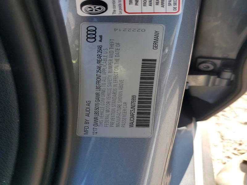 2018 AUDI A6 PREMIUM 12
