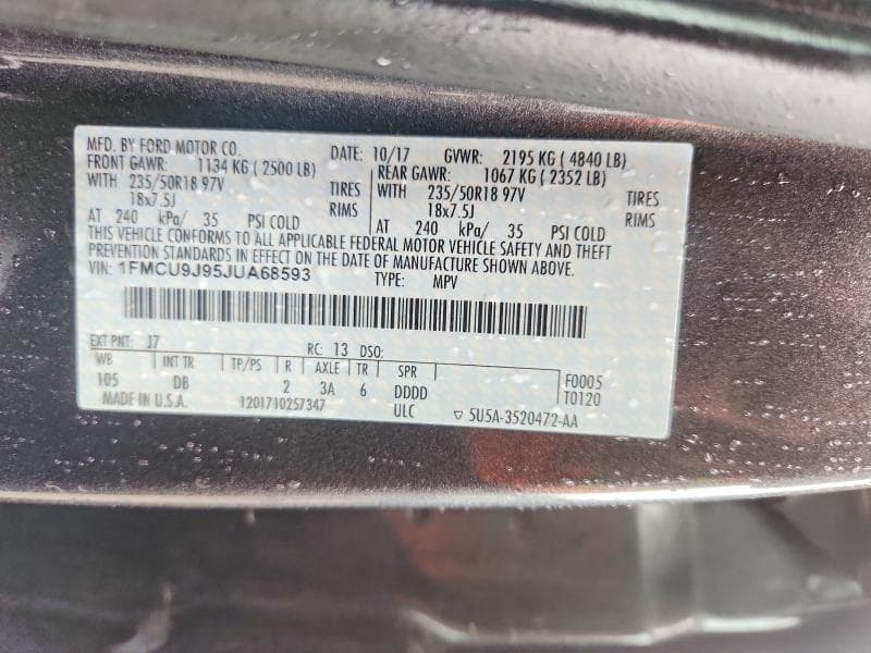 2018 FORD ESCAPE TITANIUM 13