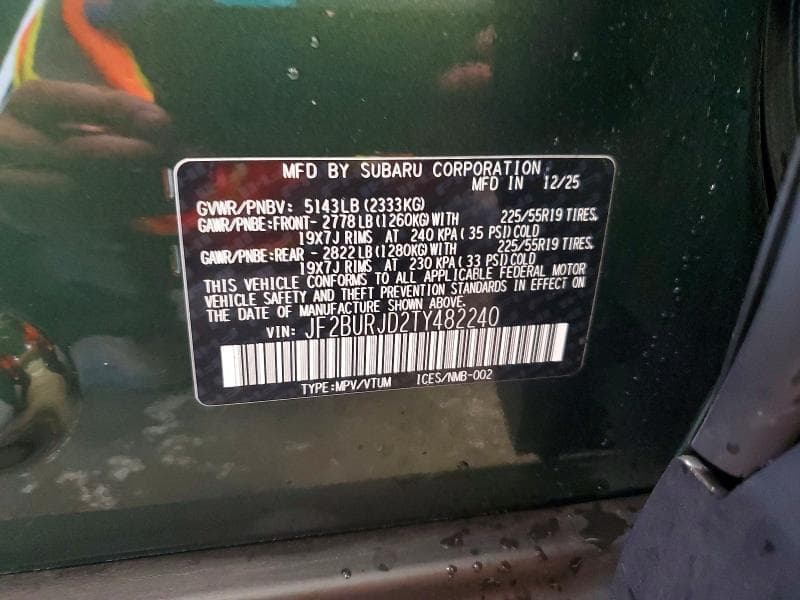 2026 SUBARU OUTBACK TOURING XT 13