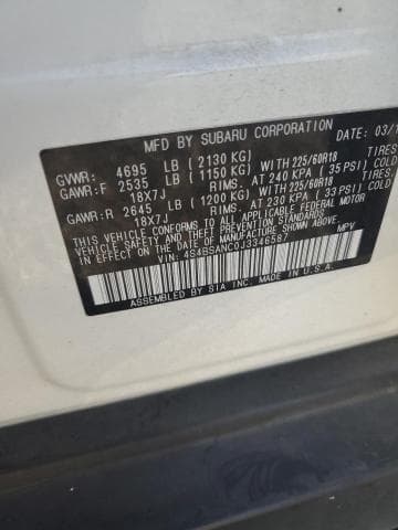 2018 SUBARU OUTBACK 2.5I LIMITED 13