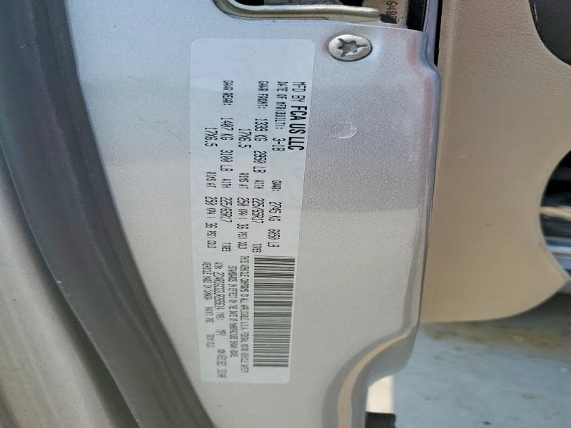 2018 DODGE GRAND CARAVAN SXT 13