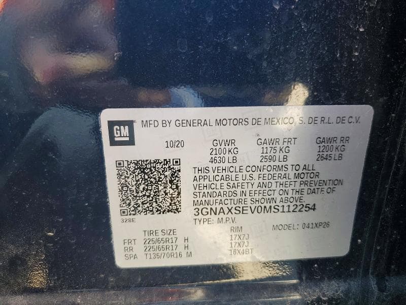 2021 CHEVROLET EQUINOX LS 13