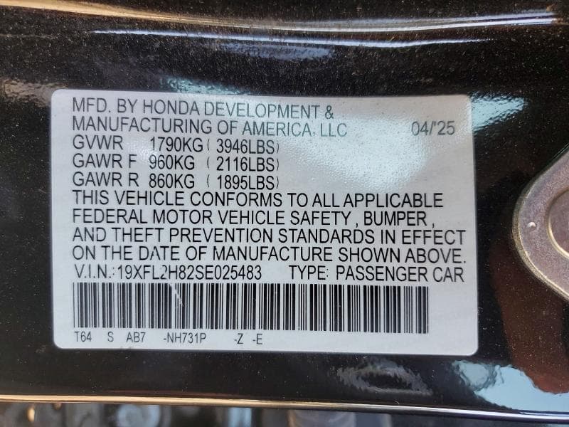 2025 HONDA CIVIC SPORT 12