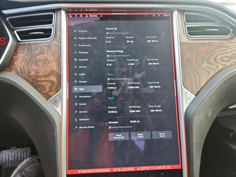 2017 TESLA MODEL S 9