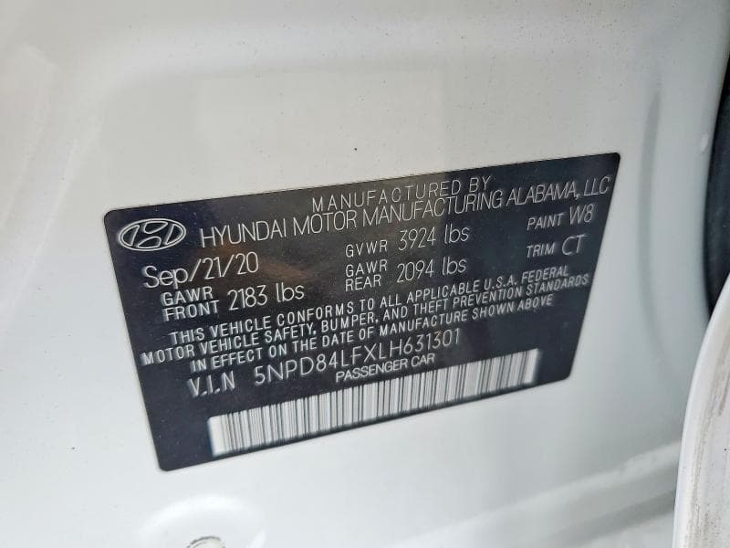 2020 HYUNDAI ELANTRA SEL 12