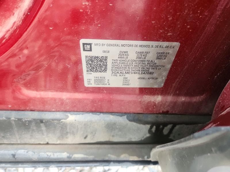2019 GMC TERRAIN SLE 13