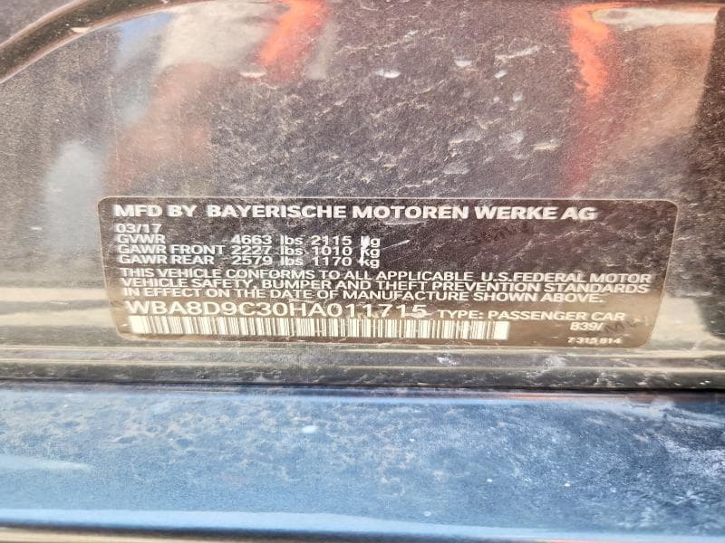 2017 BMW 330 XI 13