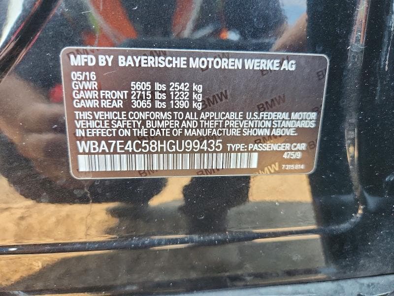 2017 BMW 740 XI 12