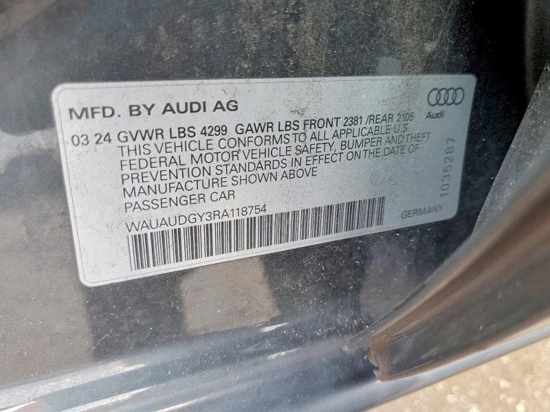 2024 AUDI A3 PREMIUM 12